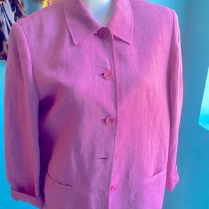 Lands End Linen Blazer